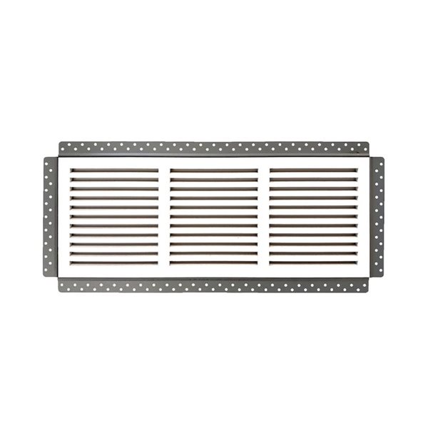 Grille de reprise d'air Invisagrille de Best Access Doors affleurante 28 x 8 po amovible, blanc