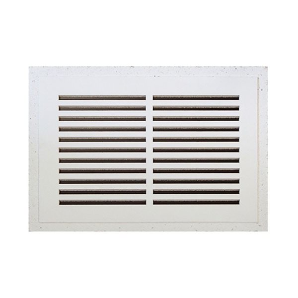 Grille de reprise d'air Invisagrille de Best Access Doors 14 x 8 po encastré fixe, blanc