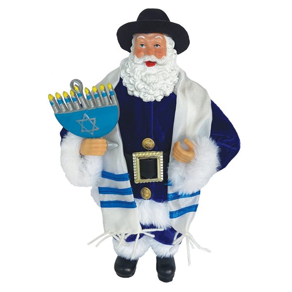 Santa's Workshop 12-in Polyester/Resin Mensch Figurine