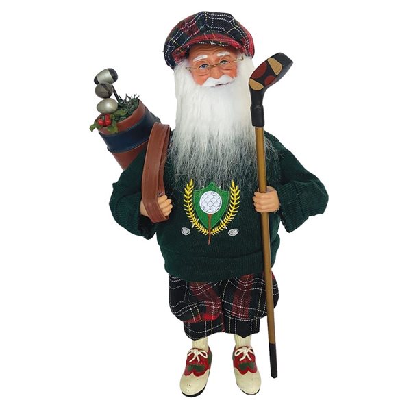 Santa's Workshop 15-in Polyester/Resin Big Driver Claus Figurine