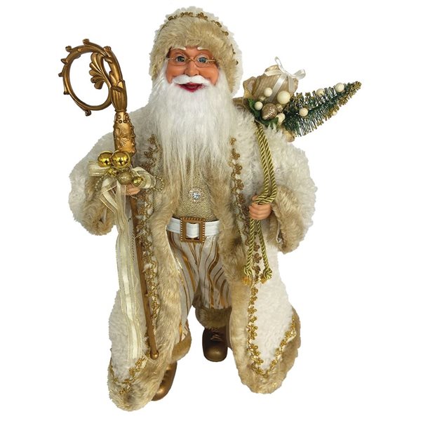 サンタさん SANTA'S WORKSHOP Santa's Workshop 18-in Polyester/Resin