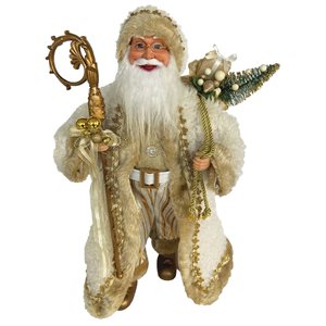 Santa’s Workshop 18-in Polyester/Resin Victorian Claus Figurine