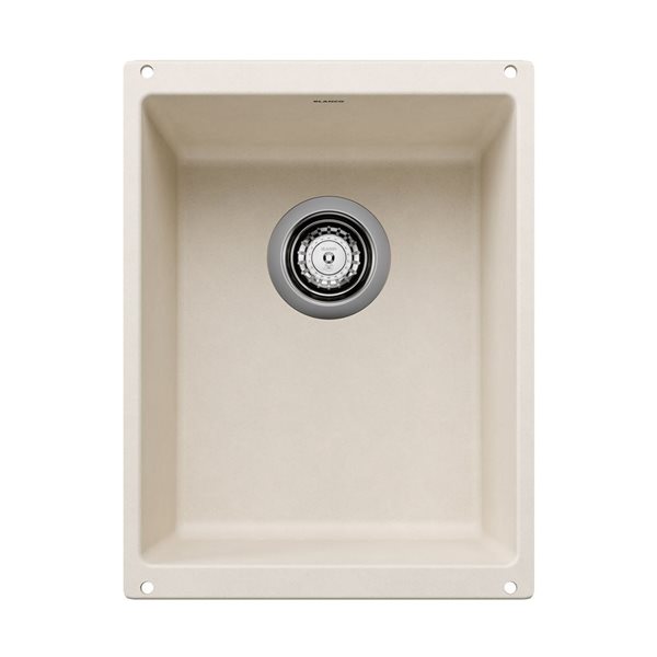 BLANCO Precis SILGRANIT 13-in Undermount Bar Sink - Soft White