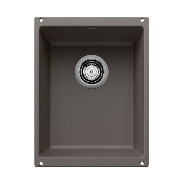 BLANCO Precis SILGRANIT 13-in Undermount Bar Sink - Volcano Grey