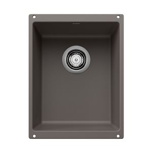 BLANCO Precis SILGRANIT 13-in Undermount Bar Sink - Volcano Grey