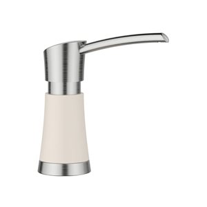 BLANCO Artona Soap Dispenser - PVD Steel/Soft White