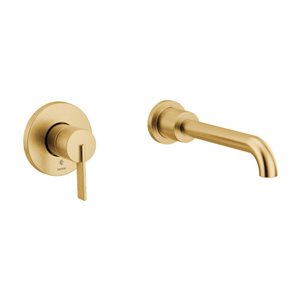 MOEN Brushed Gold One-Handle Non Diverter Tub Filler