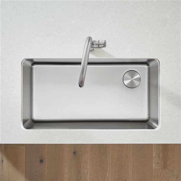 BLANCO Formera 32-in Single Bowl Undermount Stainless Steel Kitchen Sink