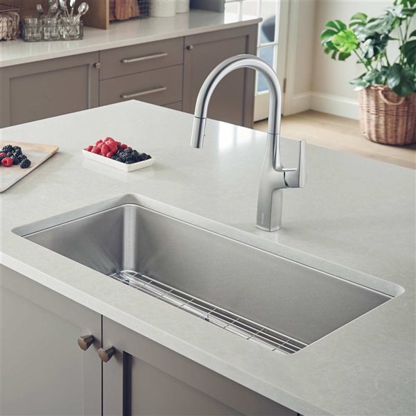 BLANCO Formera 32-in Single Bowl Undermount Stainless Steel Kitchen Sink