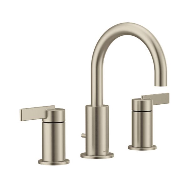 MOEN Brushed Nickel Two-Handle Bathroom Faucet