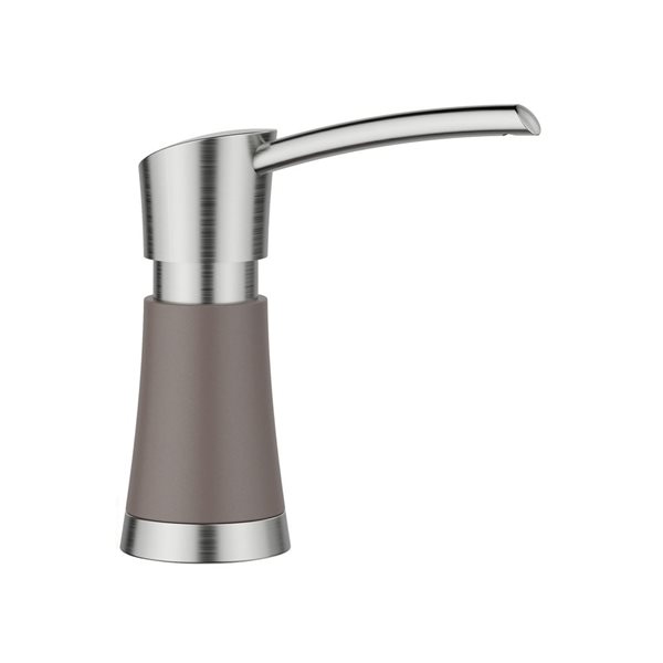 BLANCO Artona Soap Dispenser - PVD Steel/Volcano Grey