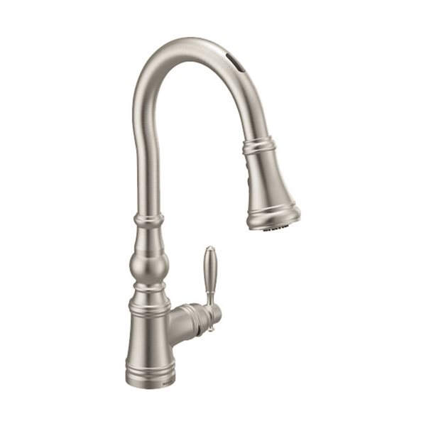 MOEN Spot Resist Stainless One-Handle High Arc Pulldown Kitchen Faucet