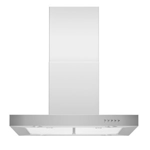 Blue Ocean 30-in 760 CFM Stainless Steel LED Lighted Convertible Island Mount Kitchen Range Hood - 65 dB