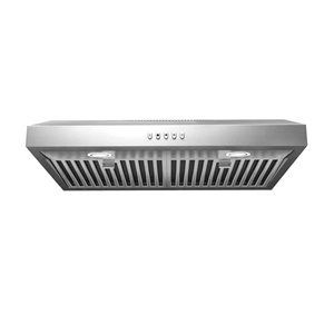 Blue Ocean 30-in 300 CFM Stainless Steel Under Cabinet Kitchen Range Hood