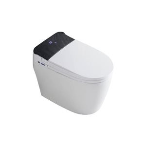 GEF Ariyah White Elongated 18 3/4-in H Smart Toilet