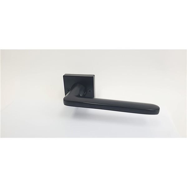 Garson Matte Black Door Lock with 2 Handles