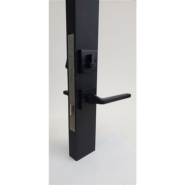 Garson Matte Black Door Lock with 2 Handles