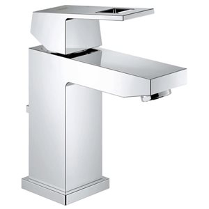 GROHE Eurocube Polished Chrome 1-Handle Single Hole Bathroom Faucet