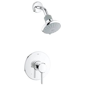 GROHE Concetto Polished Chrome Pressure Balance Shower Trim