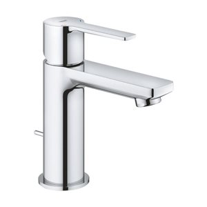 GROHE Lineare Polished Chrome 1-Handle Single-Hole Bathroom Faucet w/ Drain - 1.2 GPM