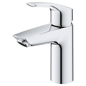 GROHE Eurosmart Polished Chrome Single-Hole 1-Handle S-Size Bathroom Faucet without Drain - 1.2 GPM