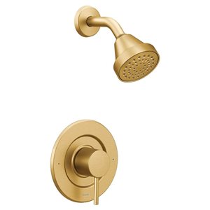 MOEN Align Brushed Gold Eco-Performance Posi-Temp Shower Trim Kit - Valve Not Included