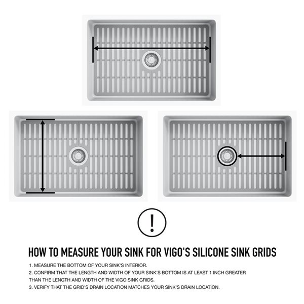 VIGO 17-in D x 27-in W silicone VIGO Bottom Grid for Single Bowl Kitchen Sink - Grey