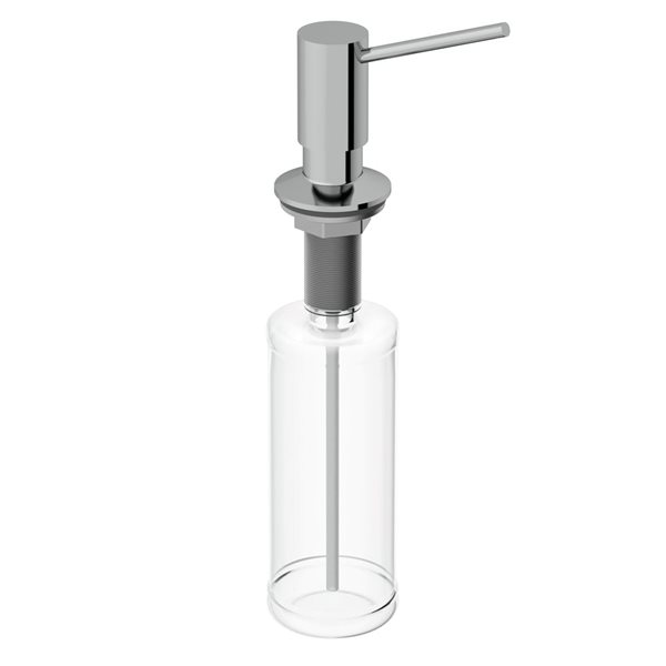 VIGO Braddock 10-oz Chrome Deck-Mount Kitchen Soap Dispenser