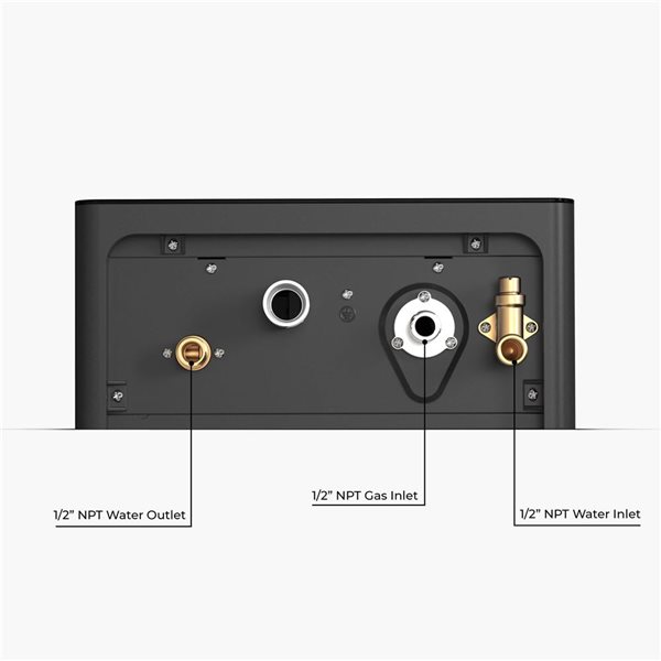 Eccotemp SHLX Smart Home Indoor 4.5-gal/min Natural Gas Wall Mount Tankless Water Heater