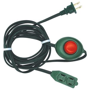 Canada Wire 10-ft Green PVC Foot Switch Extension Cord