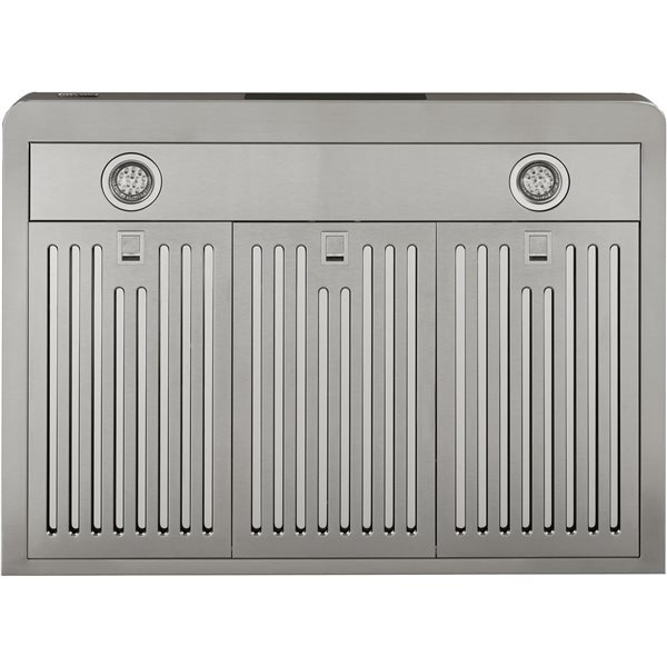 Hotte de cuisinière Roxon sous armoire 30 po l. 860 pi³/min en acier inoxydable avec grand écran tactile