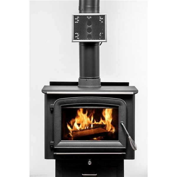 US Stove Company 6-in Black Heat Reclaimer