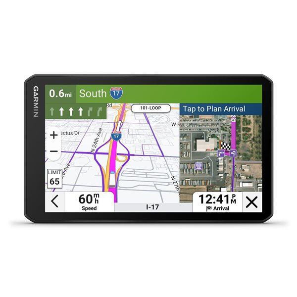 Navigateur GPS pour camion dēzl Garmin noir écran de 7 po