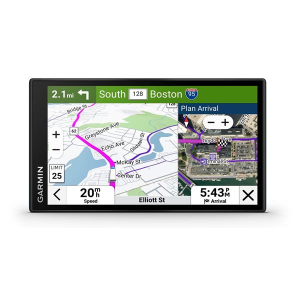 Navigateur GPS pour camion dēzl Garmin noir écran de 6 po