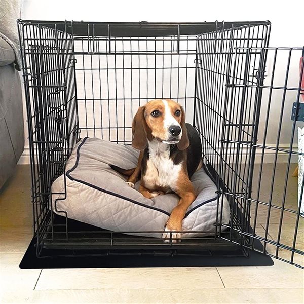 P-Tex 26 x 38-in Black Polypropylene Pet Crate Floor Protection Mat