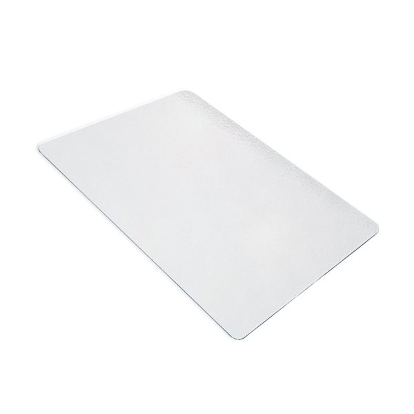 P-Tex 48 x 60-in Clear Anti-Microbial Pet Station Mat for Hard Floors