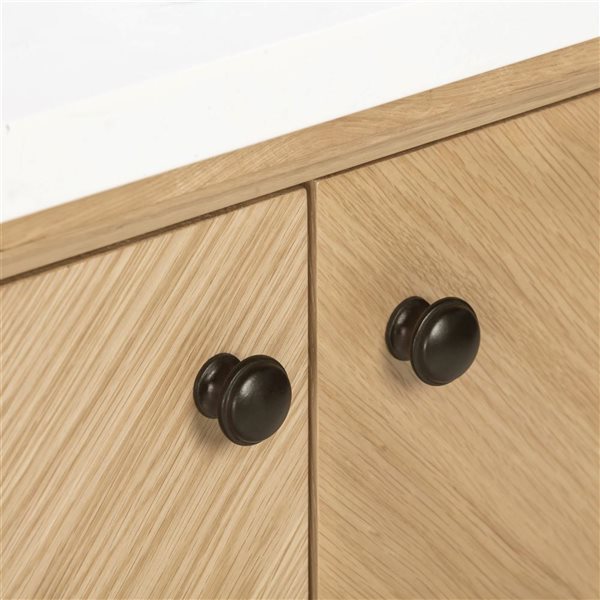 Meuble-lavabo autoportant Adele d'Avanity MDF/placage bois chêne naturel 48 po pour salle de bains