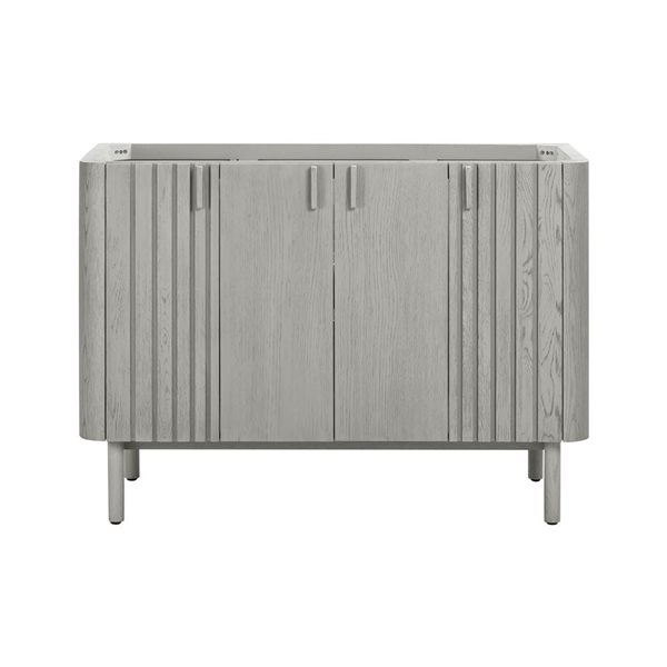 Avanity Blakely 48-in Grey Oak MDF/Wood Veneer Freestanding Bathroom Vanity Cabinet