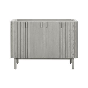 Avanity Blakely 48-in Grey Oak MDF/Wood Veneer Freestanding Bathroom Vanity Cabinet