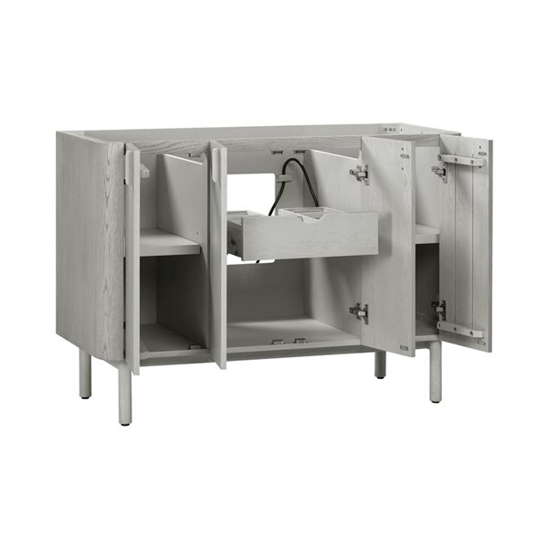 Meuble-lavabo autoportant Blakely d'Avanity MDF/placage bois chêne gris 48 po pour salle de bains