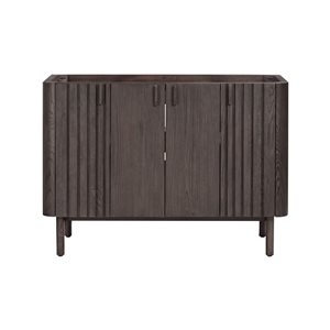 Avanity Blakely 48-in Brown Oak MDF/Wood Veneer Freestanding Bathroom Vanity Cabinet