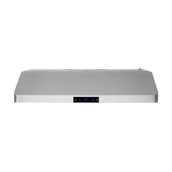 Caloric 30-in 600 CFM 3-Speed Undercabinet Range Hood with LED Lighting and Touch Controls - Stainless Steel