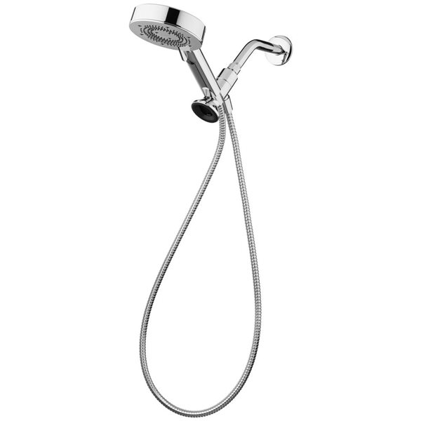 Pomme de douche à main Yuba Nebia chrome à 5 réglages de jets