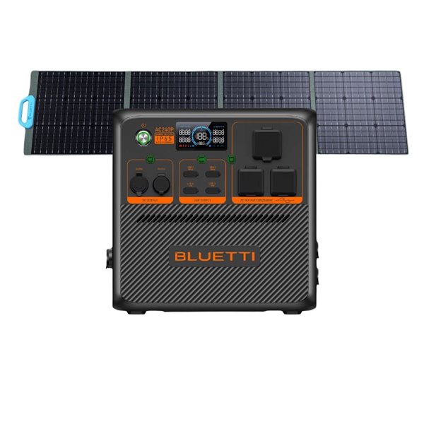 BLUETTI Premium Series AC240PL Portable Power Station and B210 Solar Panel