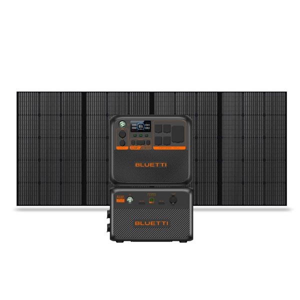 BLUETTI Premium Series B210P Expansion battery AC200PL Portable Power Station with PV350 Solar Panel Bundle