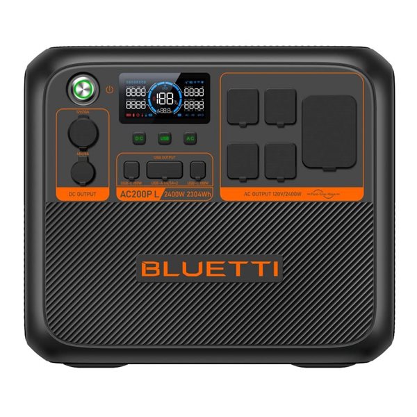 BLUETTI Premium Series B210P Expansion battery AC200PL Portable Power Station with PV350 Solar Panel Bundle