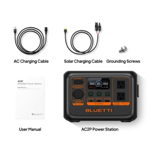 BLUETTI Premium Series AC2P Portable Power Station - 230.4 Wh