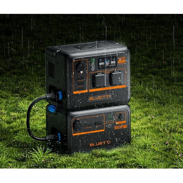 BLUETTI Premium Series B80P Expansion battery AC60P Portable Power Station with PV200 Solar Panel Bundle