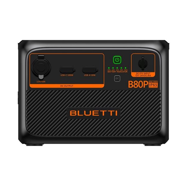 BLUETTI Premium Series B80P Expansion battery AC60P Portable Power Station with PV200 Solar Panel Bundle