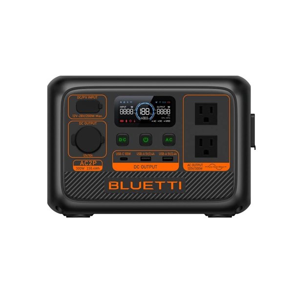 BLUETTI Premium Series AC2P Portable Power Station and PV120 Solar Panel